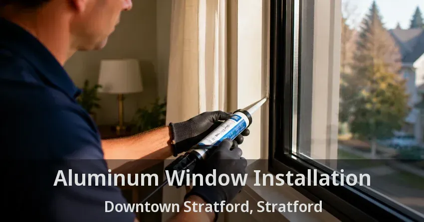 Aluminum Window Installation Downtown Stratford, Stratford - ON