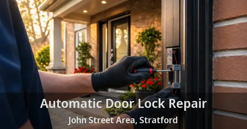 Automatic Door Lock Repair John Street Area, Stratford - ON