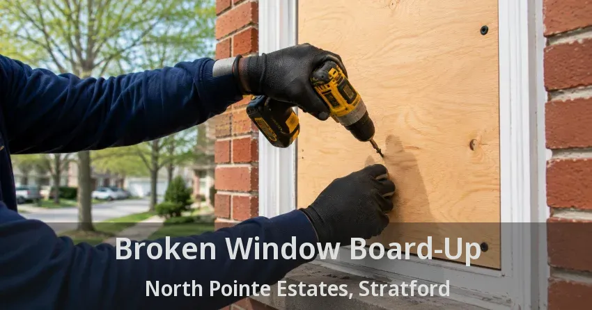 Broken Window Board-Up North Pointe Estates, Stratford - ON