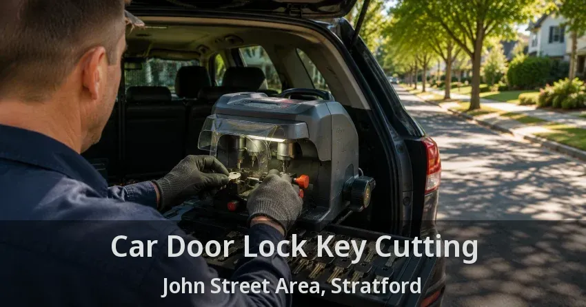 Car Door Lock Key Cutting John Street Area, Stratford - ON