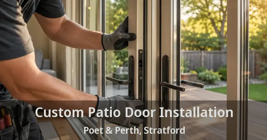 Custom Patio Door Installation Poet & Perth, Stratford - ON
