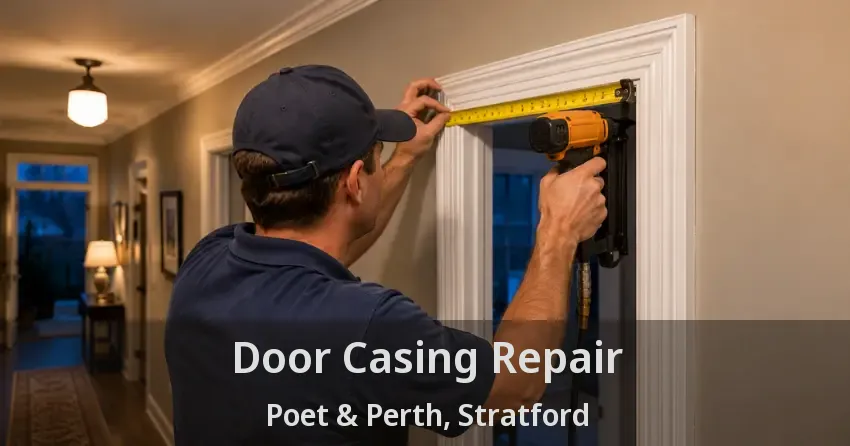 Door Casing Repair Poet & Perth, Stratford - ON