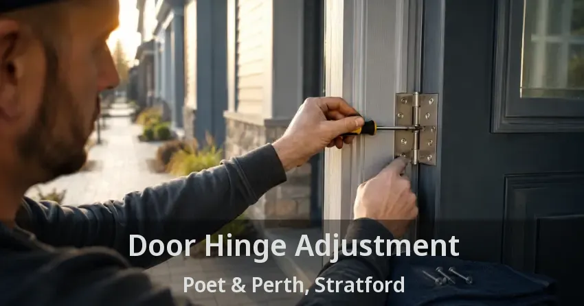 Door Hinge Adjustment Poet & Perth, Stratford - ON