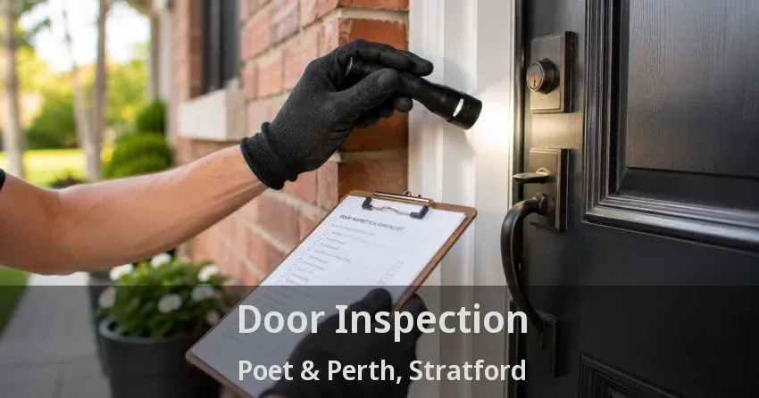 Door Inspection Poet & Perth, Stratford - ON