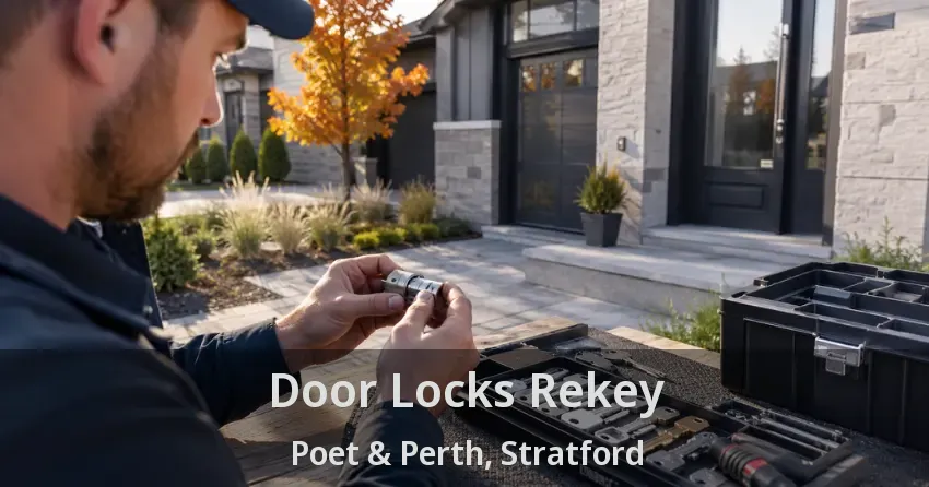 Door Locks Rekey Poet & Perth, Stratford - ON