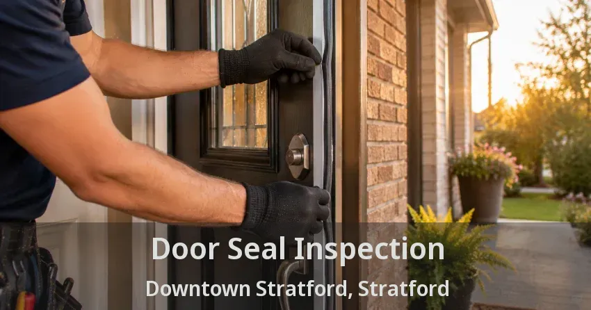 Door Seal Inspection Downtown Stratford, Stratford - ON