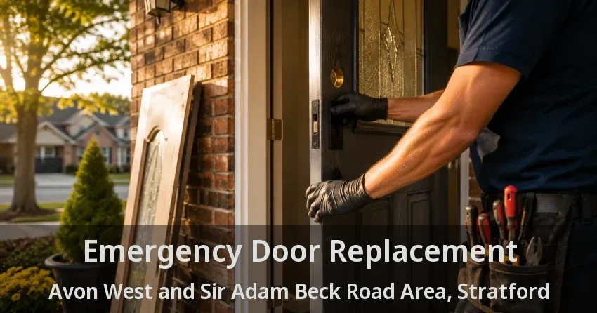 Emergency Door Replacement Avon West and Sir Adam Beck Road Area, Stratford - ON