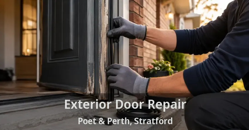 Exterior Door Repair Poet & Perth, Stratford - ON