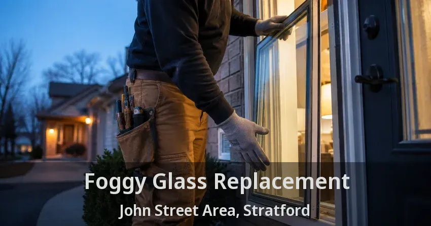 Foggy Glass Replacement John Street Area, Stratford - ON
