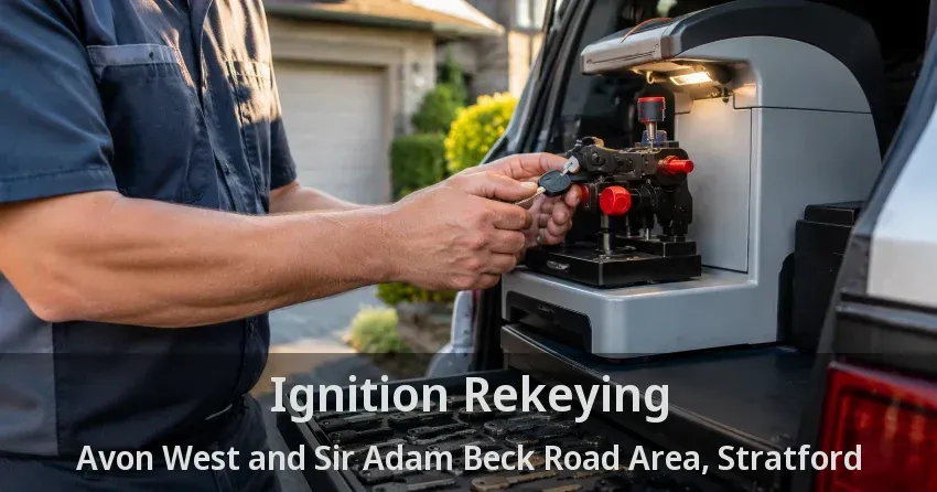 Ignition Rekeying Avon West and Sir Adam Beck Road Area, Stratford - ON
