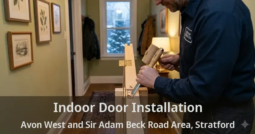 Indoor Door Installation Avon West and Sir Adam Beck Road Area, Stratford - ON