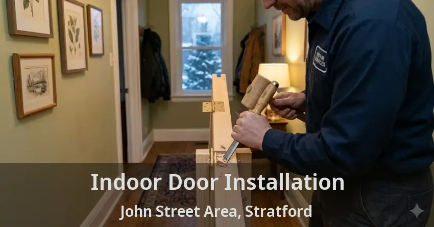 Indoor Door Installation John Street Area, Stratford - ON