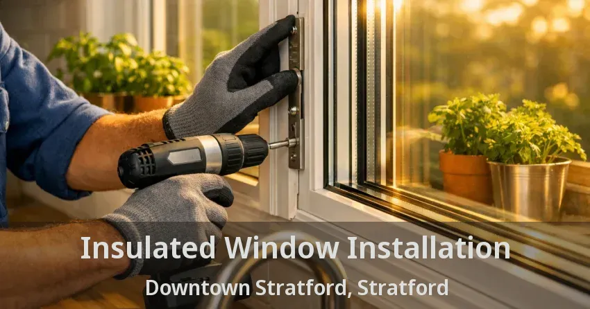 Insulated Window Installation Downtown Stratford, Stratford - ON