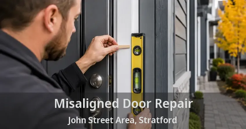 Misaligned Door Repair John Street Area, Stratford - ON