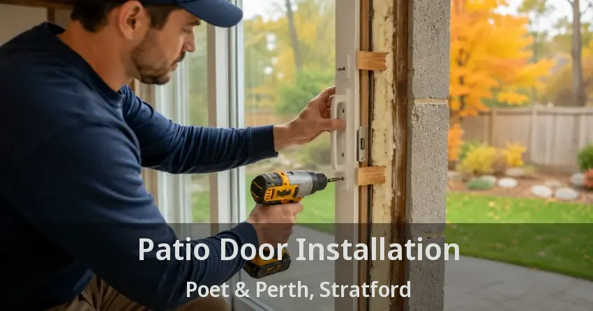 Patio Door Installation Poet & Perth, Stratford - ON