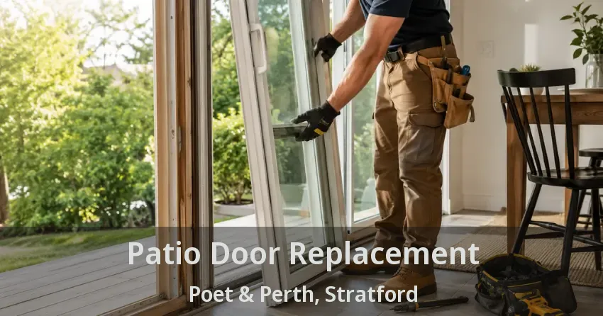 Patio Door Replacement Poet & Perth, Stratford - ON