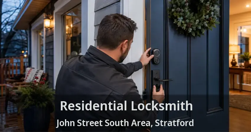 Residential Locksmith John Street South Area, Stratford - ON