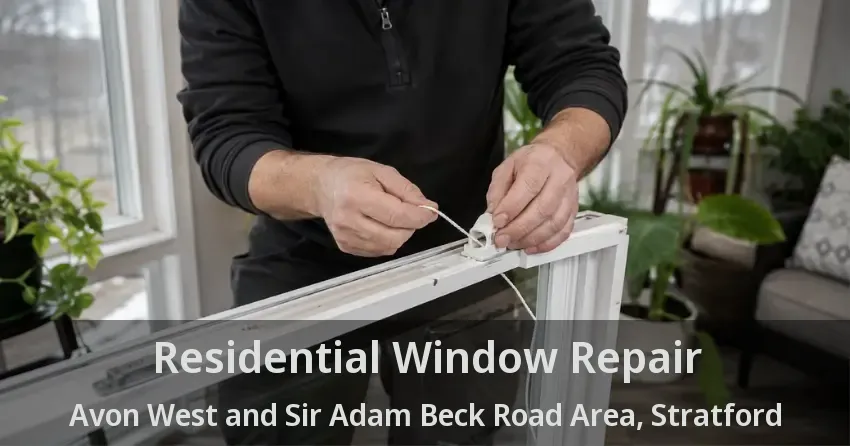 Residential Window Repair Avon West and Sir Adam Beck Road Area, Stratford - ON
