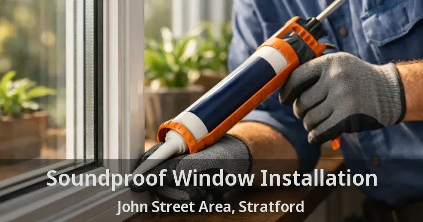 Soundproof Window Installation John Street Area, Stratford - ON