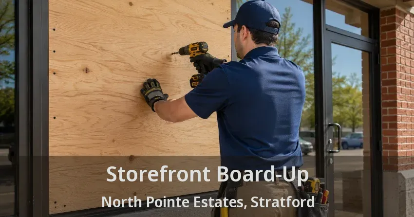 Storefront Board-Up North Pointe Estates, Stratford - ON