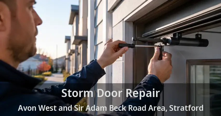 Storm Door Repair Avon West and Sir Adam Beck Road Area, Stratford - ON