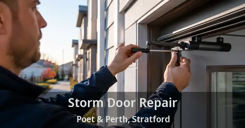 Storm Door Repair Poet & Perth, Stratford - ON