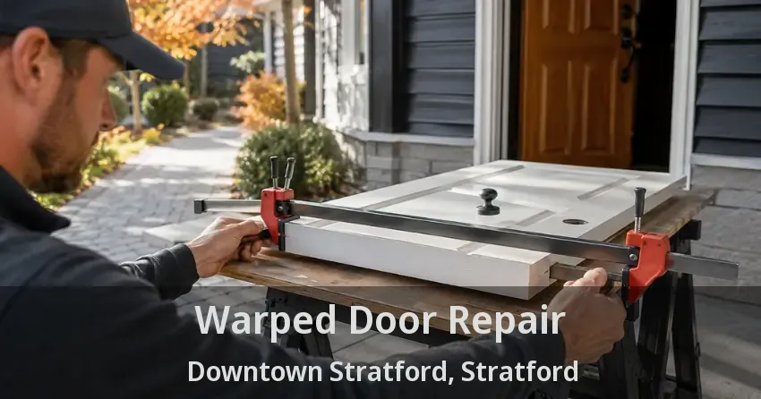 Warped Door Repair Downtown Stratford, Stratford - ON