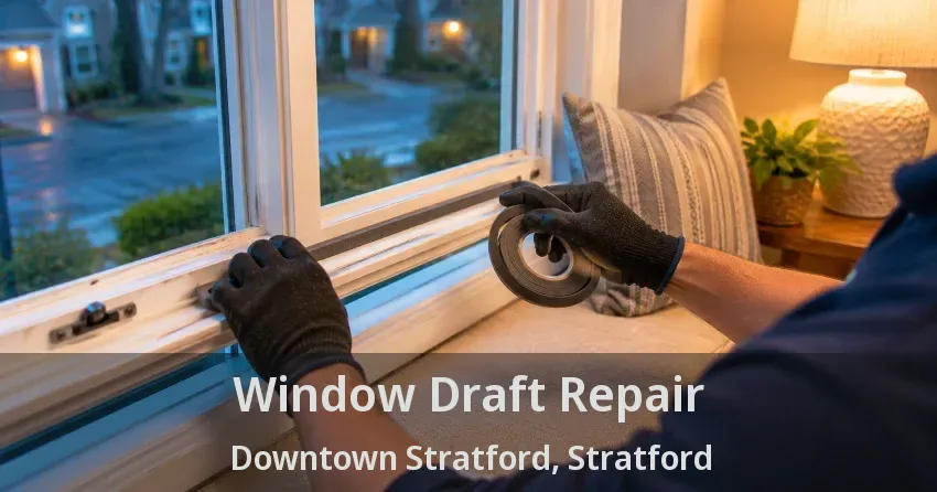 Window Draft Repair Downtown Stratford, Stratford - ON