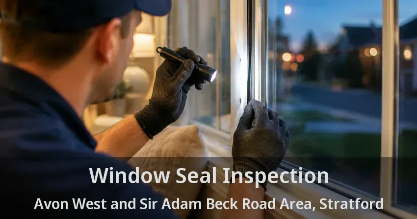 Window Seal Inspection Avon West and Sir Adam Beck Road Area, Stratford - ON