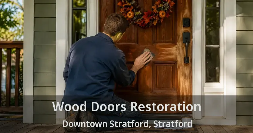 Wood Doors Restoration Downtown Stratford, Stratford - ON
