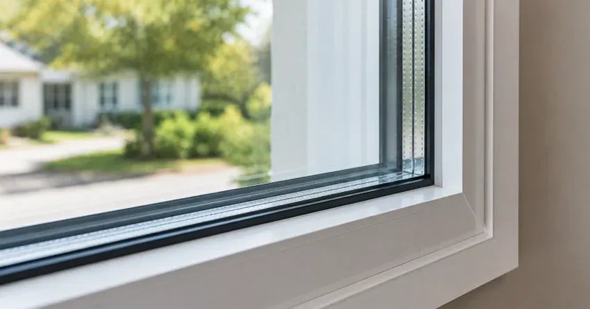 technician replacing window weatherstripping in Stratford home